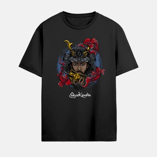 Black Samurai Mask T Shirt