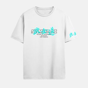 Samurai Wordmark White T Shirt